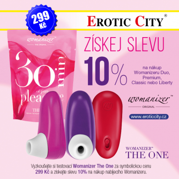 Získejte slevu 10 % na Womanizer v Erotic City