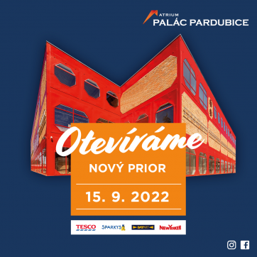 Nová část PALÁCE Pardubice se otevře prvním zákazníkům