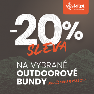 -20 % na outdoorové bundy
